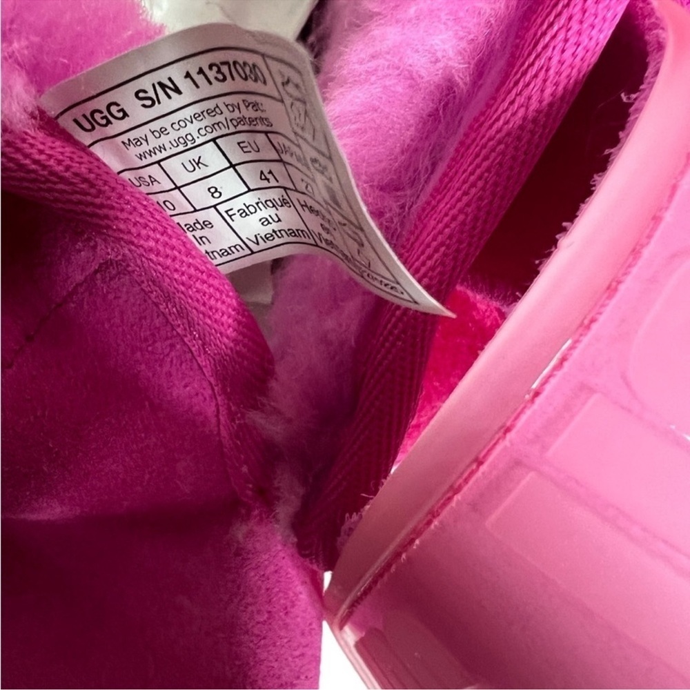 UGG Neumel Clear Chukka Hot Pink Boots - Picture 10 of 13